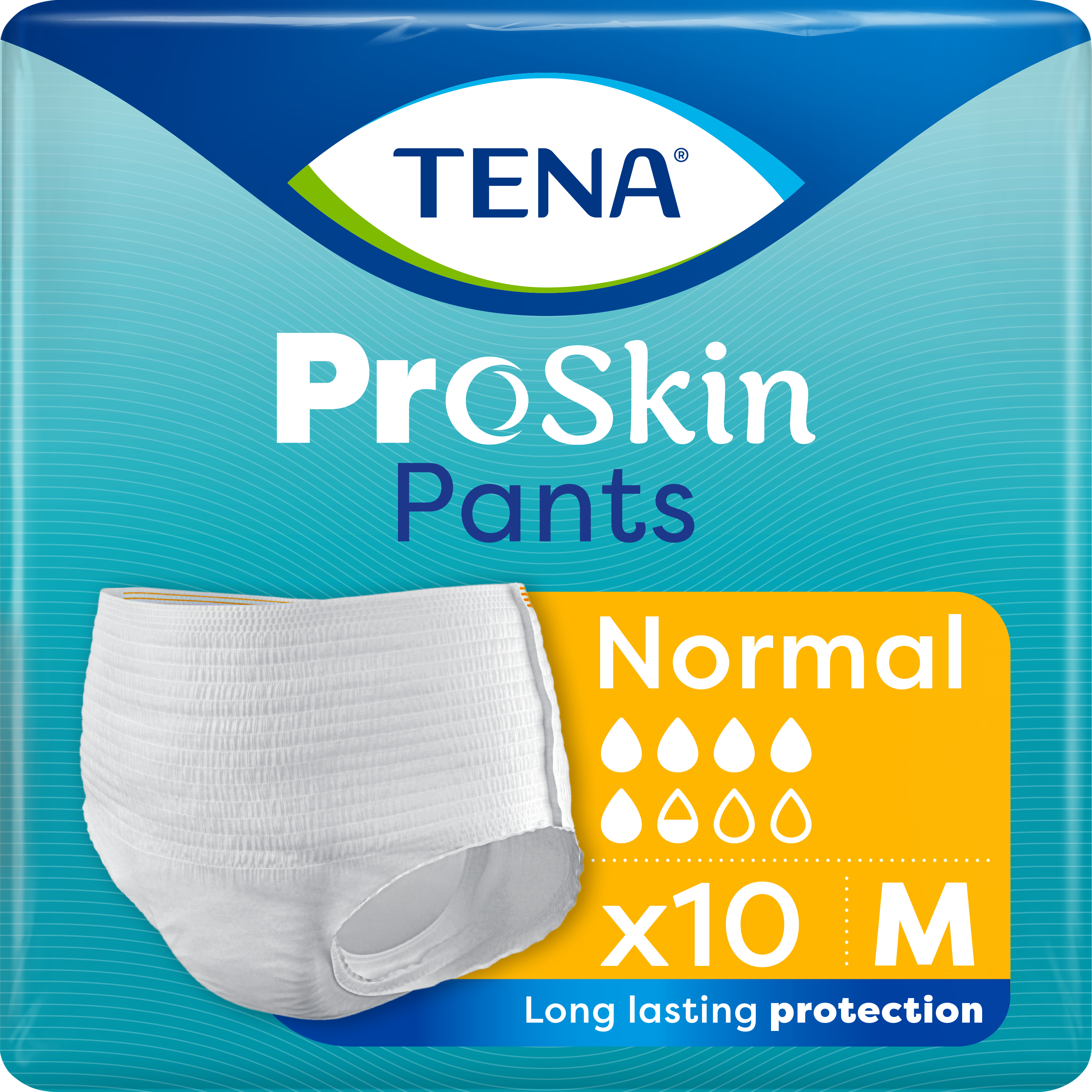 Packshot of the new TENA ProSkin pants (normal)